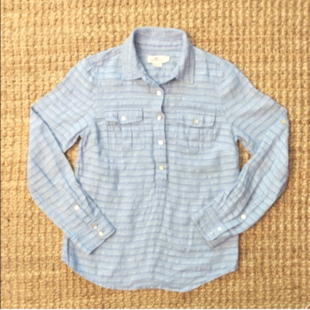 Vineyard Vines linen Pullover Oxford